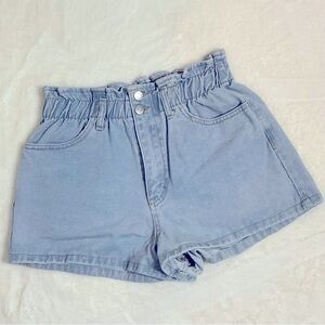 Forever 21 Blue High Waist Denim Shorts